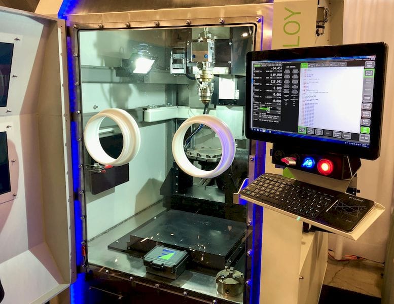  Open view of the Formalloy X-Series 3D metal printer 