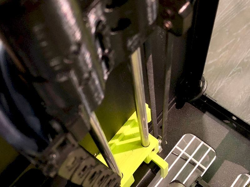  Detail on the new belt-driven Z-axis on the LulzBot Mini 2 desktop 3D printer 
