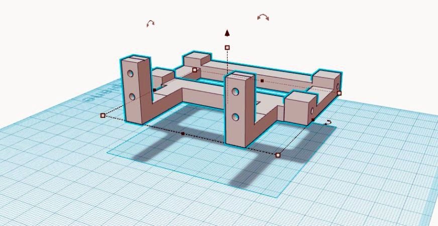  Designing the Planetary Rover camera mount in Tinkercad 
