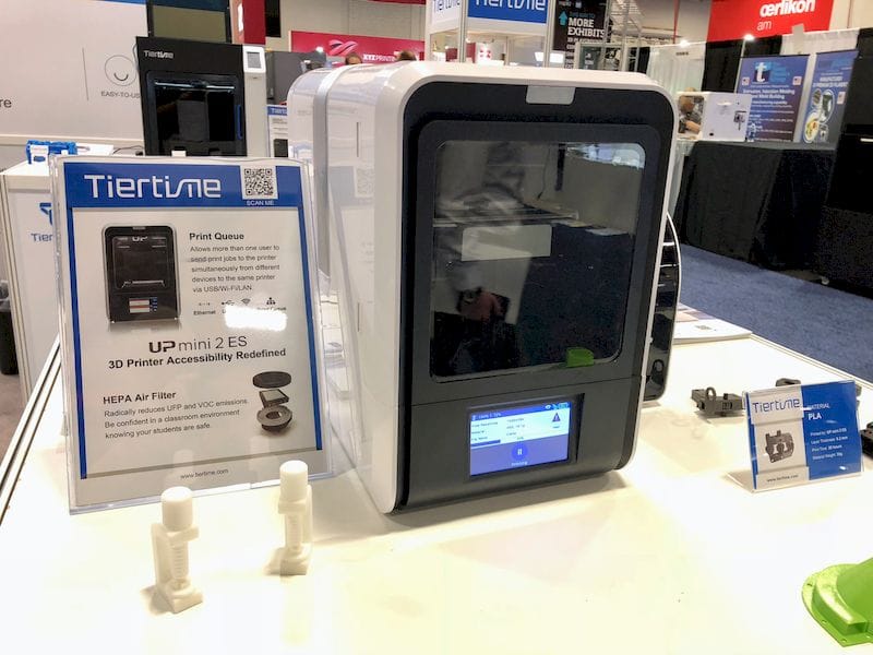  The new Tiertime Up Mini 2 ES 3D printer 