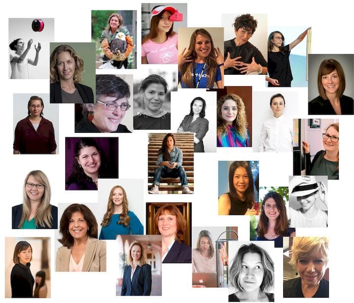  A few of the many women involved in 3D printing 