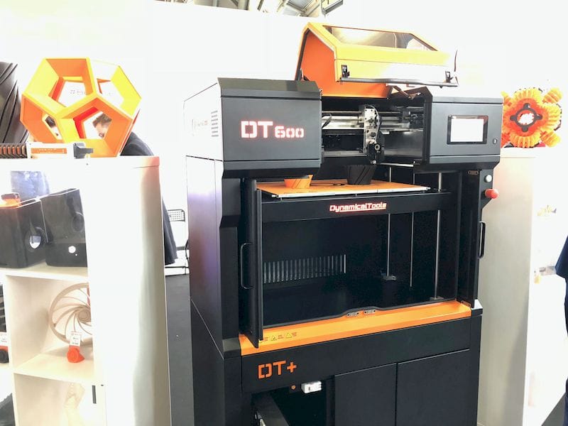  Another view of the Dynamical Tools' DT600 industrial 3D printer 