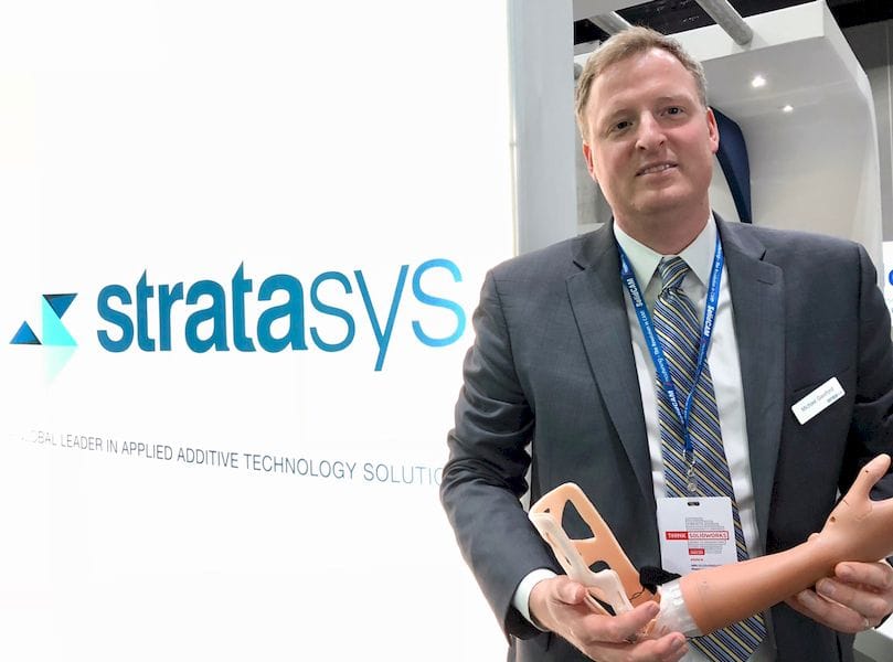  Stratasys' Director of Marketing for Healthcare Solutions, Michael Gaisford 