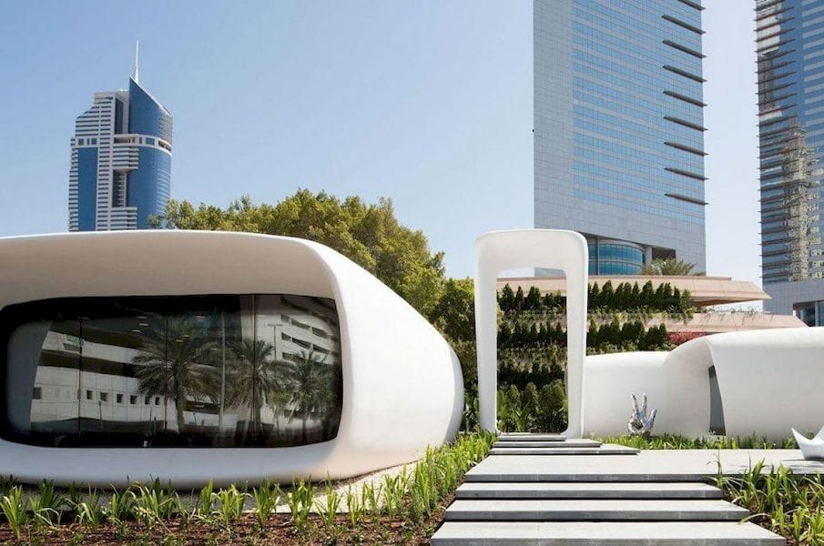  3D printed buildings in Dubai 
