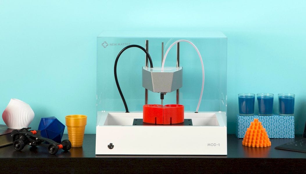  The now-defunct New Matter MOD-t desktop 3D printer 