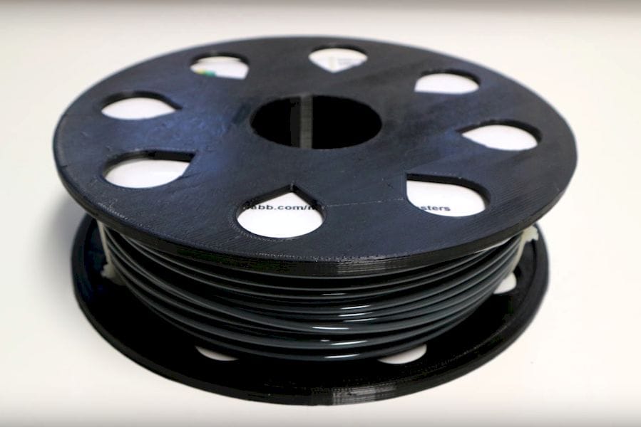  The MasterSpool - loaded with 3D printer filament 