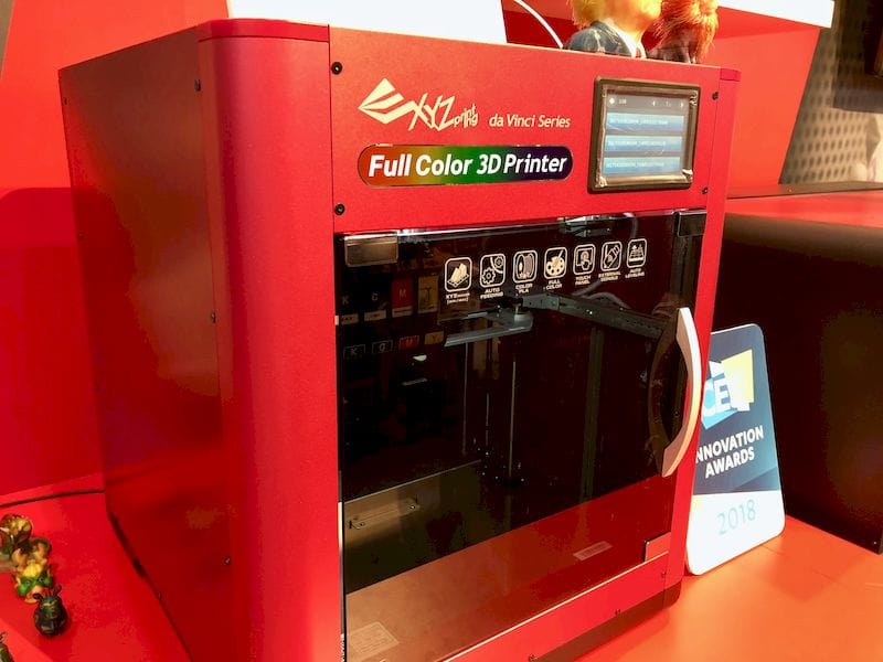  The new XYZprinting da Vinci Color desktop 3D printer 