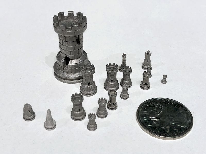  Incredibly small 3D printed metal parts made by Hoganas 