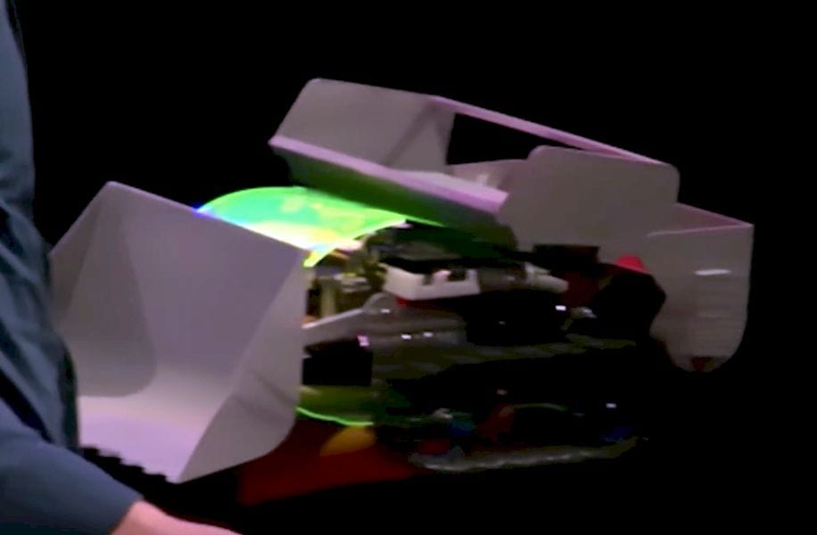  A small prototype autonomous 3D sand printer 