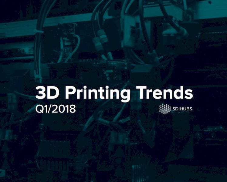  Insights into 3D printing via 3D Hubs' quarterly report 