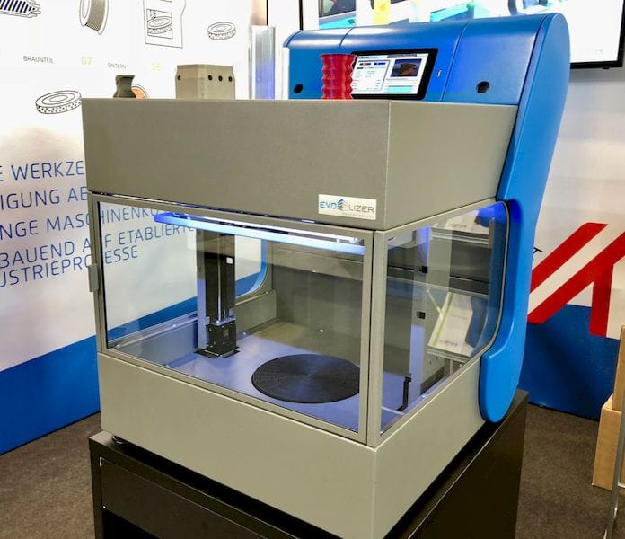  The Evo-Lizer desktop 3D metal and plastic printer from EVO-tech 