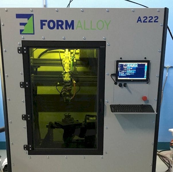  The A-Series of 3D metal printer from Formalloy 