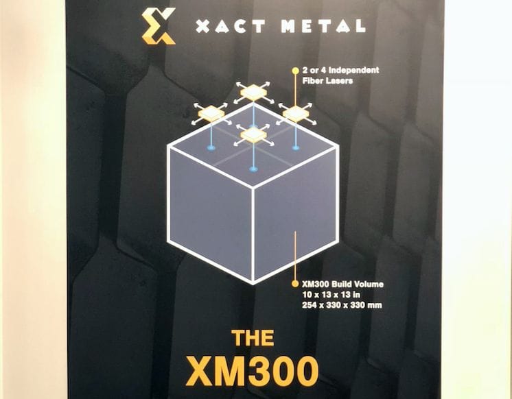  The XM300 3D metal printer is coming 