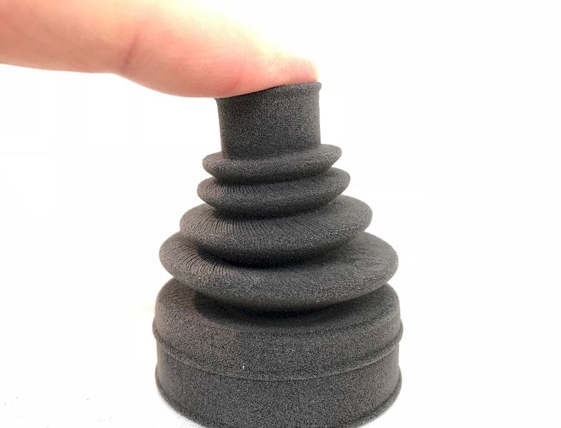  This 3D print from Sintratec is flexible! 