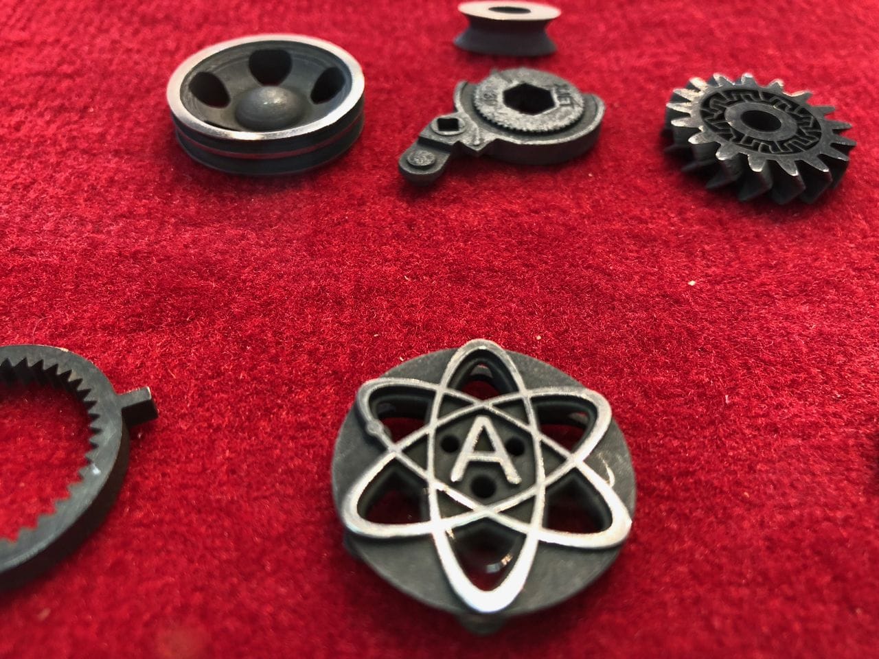  Metal 3D prints made with BASF's metal-infused filament 