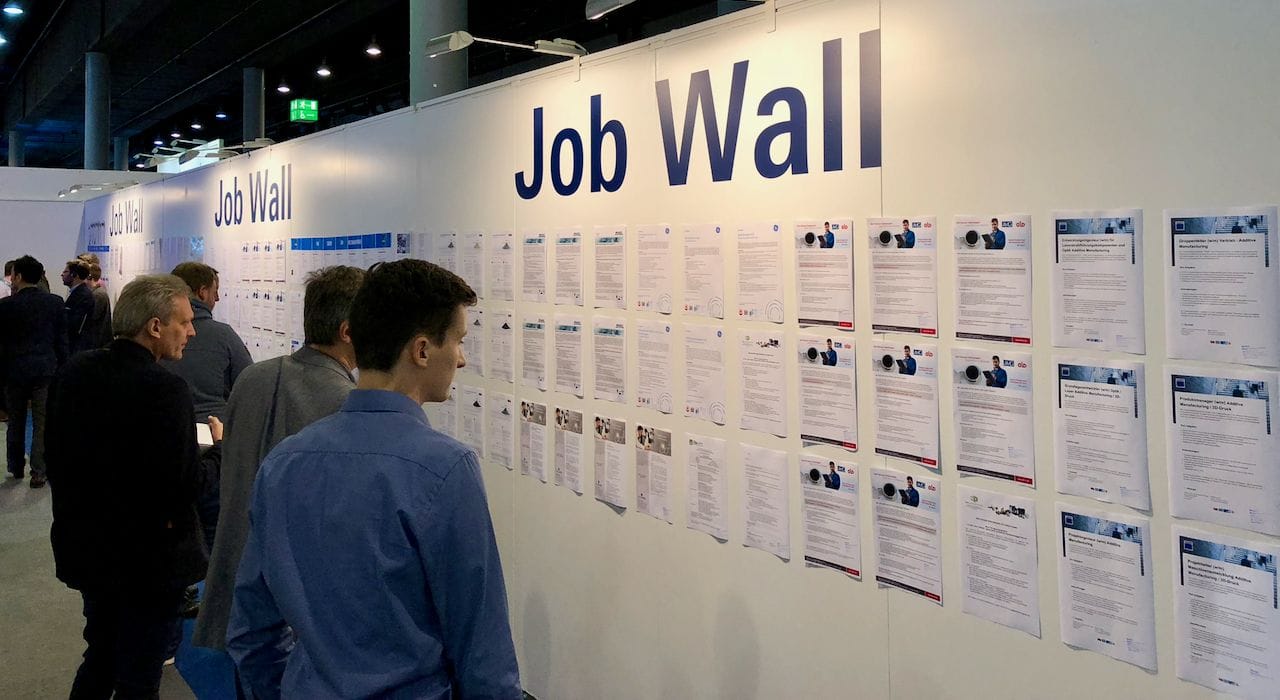  The large Job Wall at FormNext 2017 