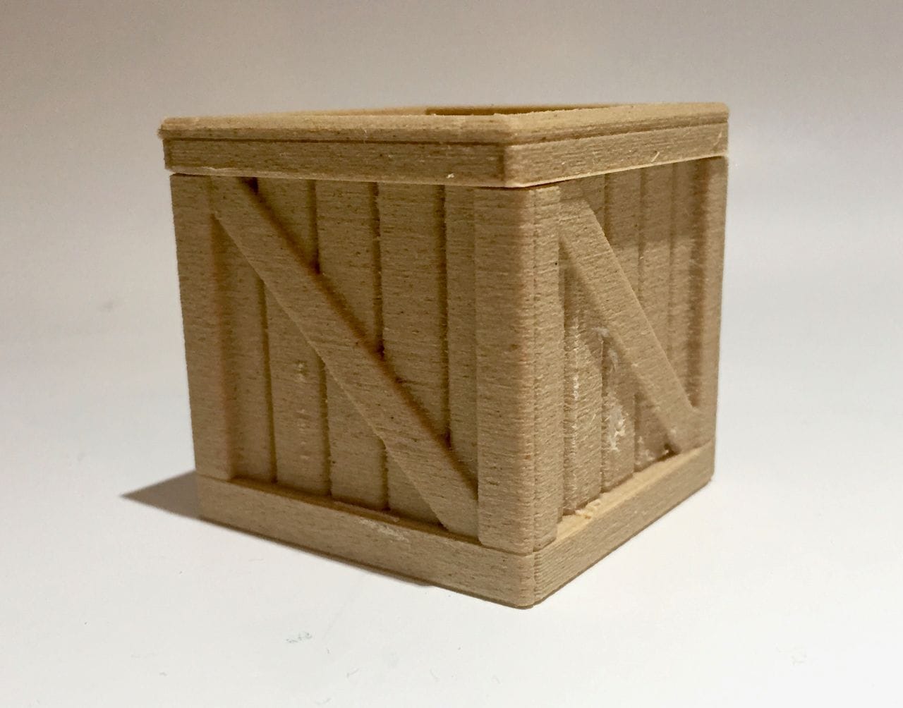  What else should one 3D print in wood? A crate, of course, using Fiberlogy's Fiberwood material 
