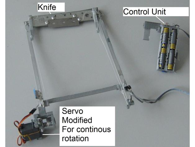  The design and components of an automatic unloading system for Ultimaker 3D printers 