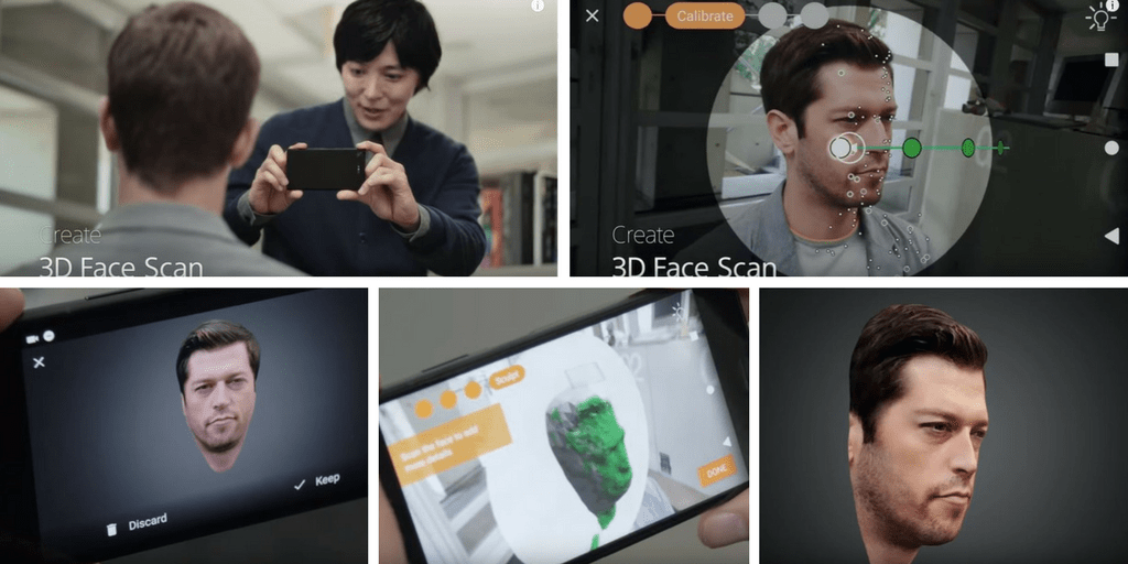  Sculpteo's 3D scan to print system on the Sony Experia 