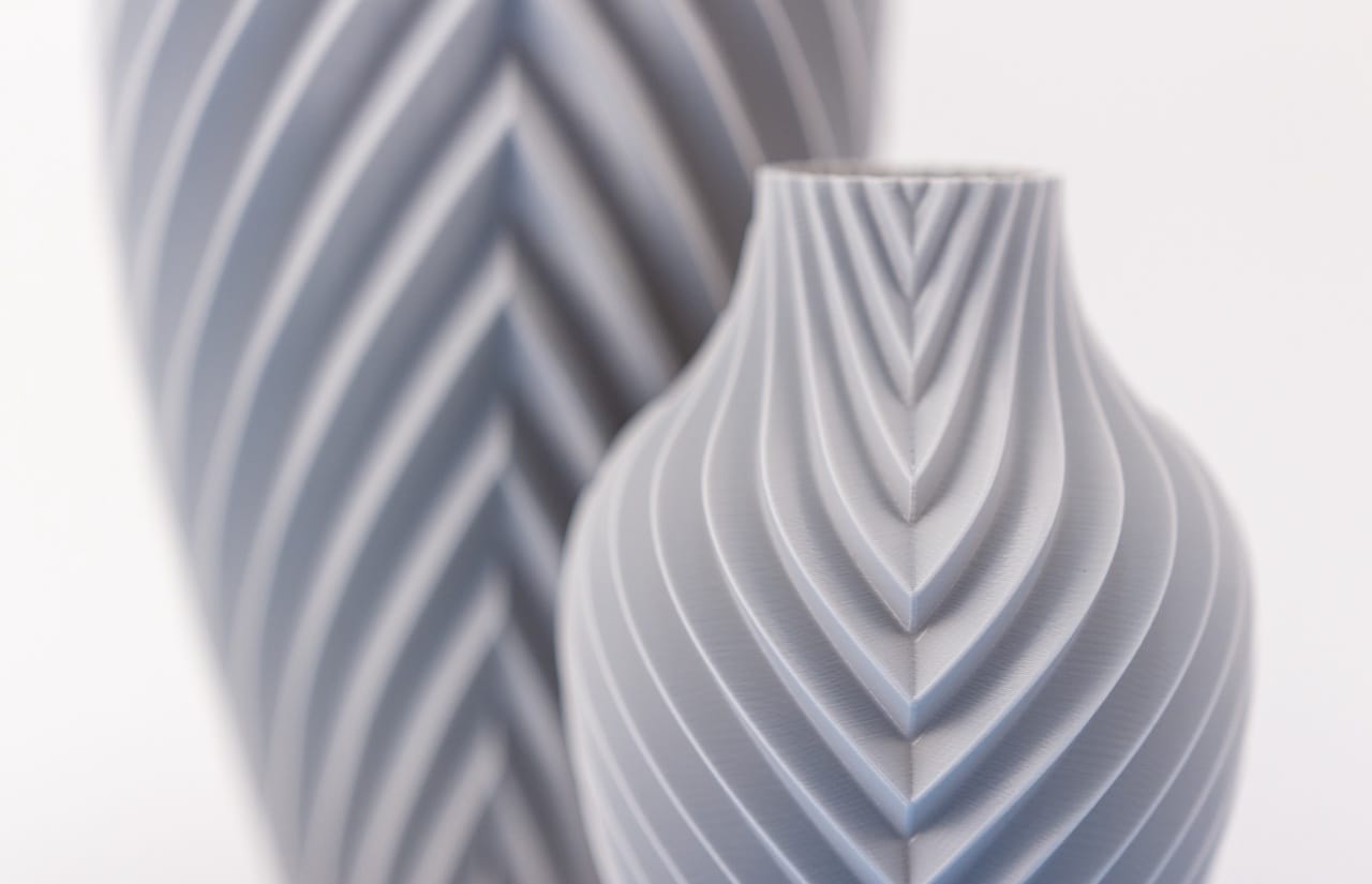  Beautiful lines on the 3D printed Chromatic Vase 