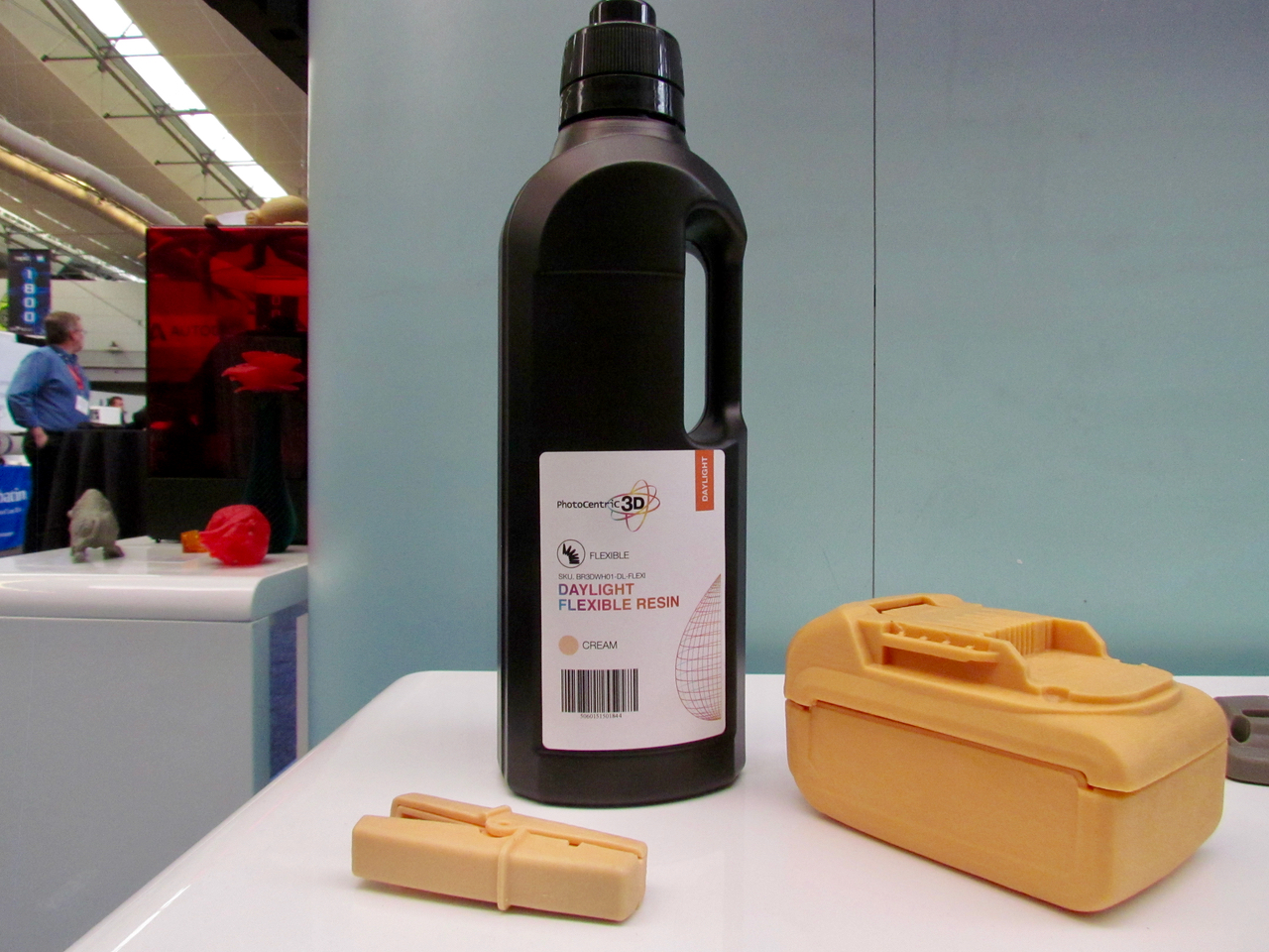  One of Photocentric's 3D printer photopolymer resins 