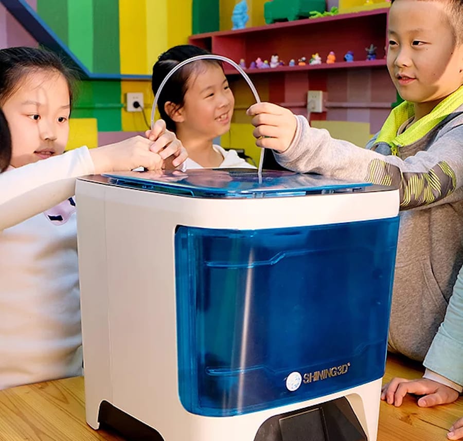  The Einstart-C desktop 3D printer, for the educational market 