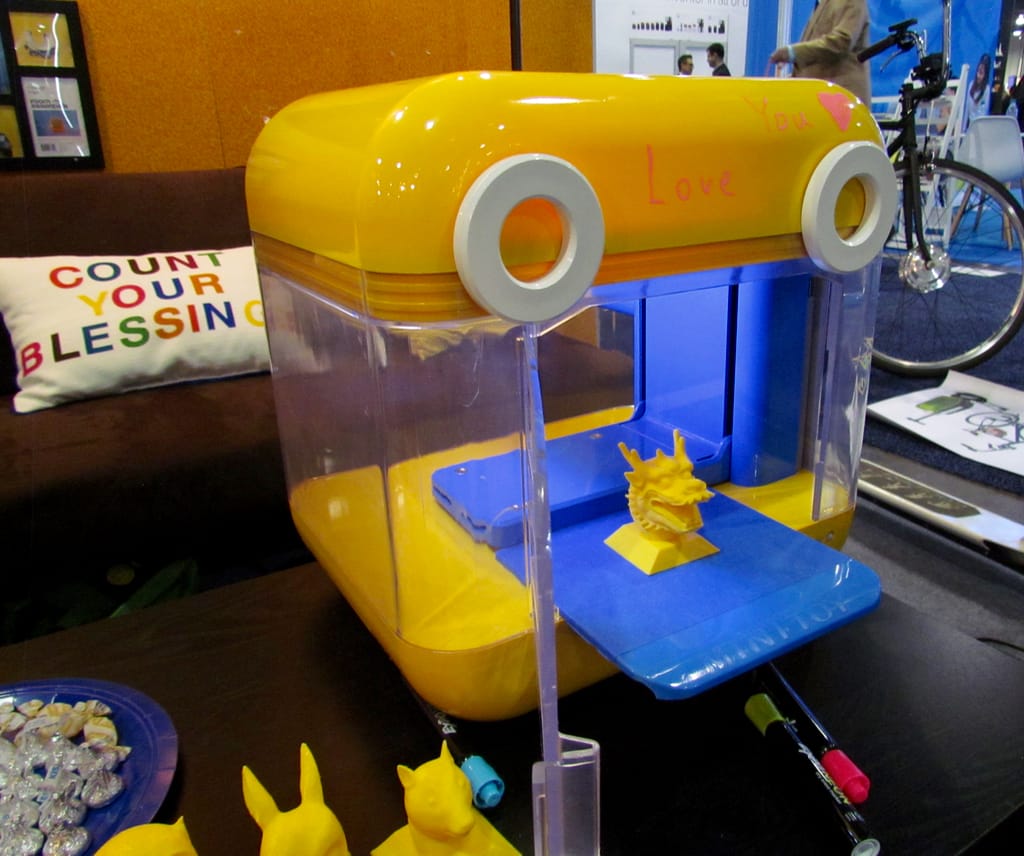  The MiniToy from Weistek, one of many desktop 3D printers designed for children 