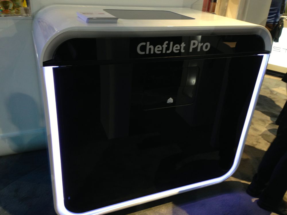  3D Systems' ChefJet Pro, a 3D sugar printer 