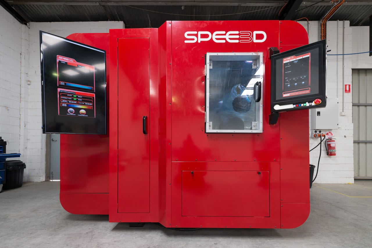  Spee3D's new LIGHTSPEE3D 3D metal printer uses a very different approach 