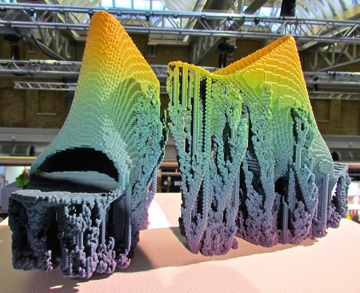  Incredible 3D printed shoes by Bitonti Studio 
