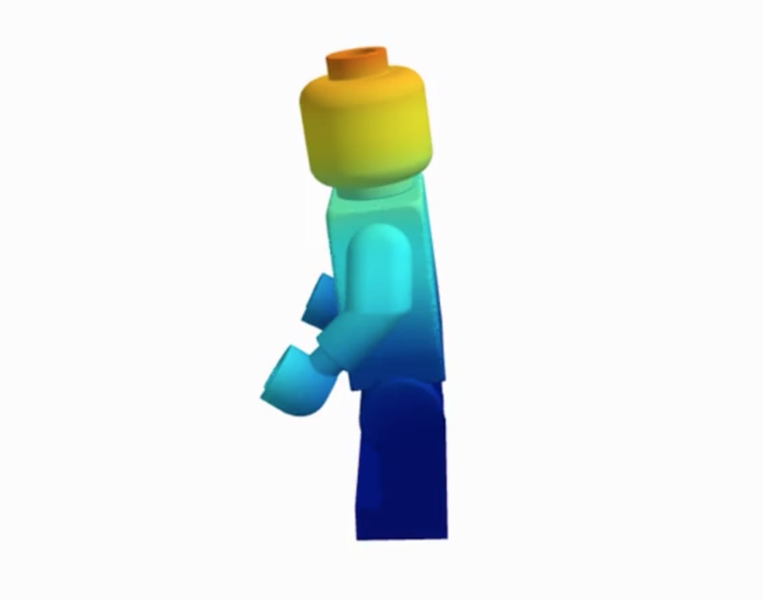  FEA analysis on Legoman 