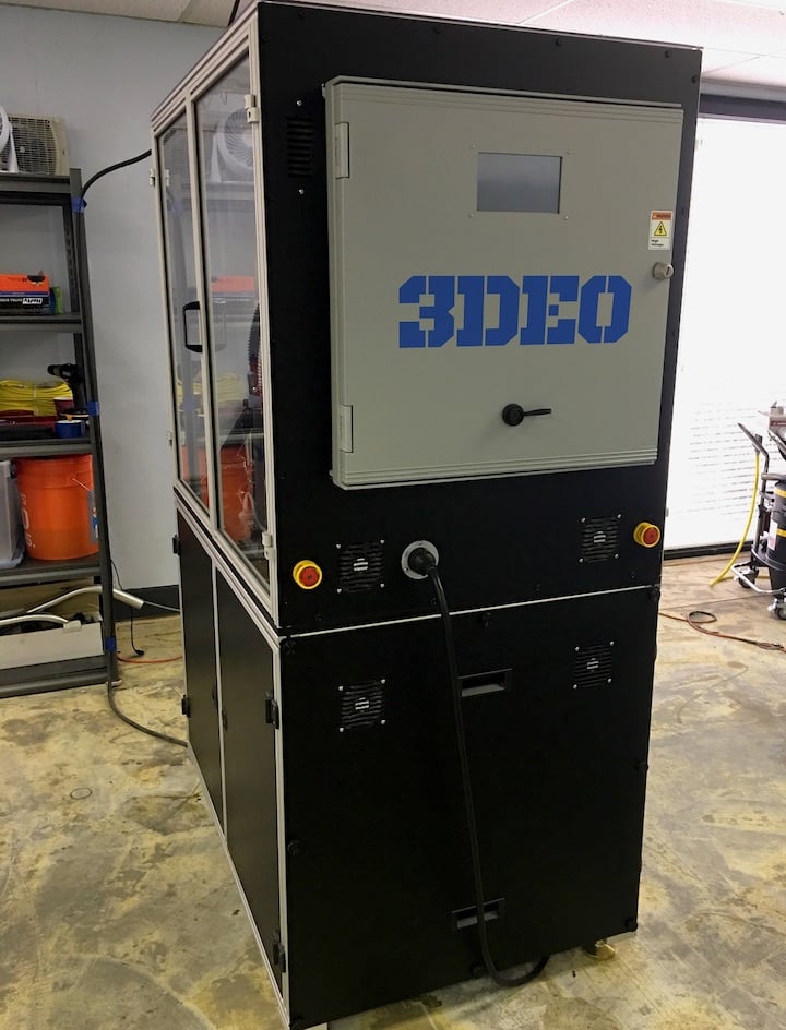  One of 3DEO's production 3D metal printers 