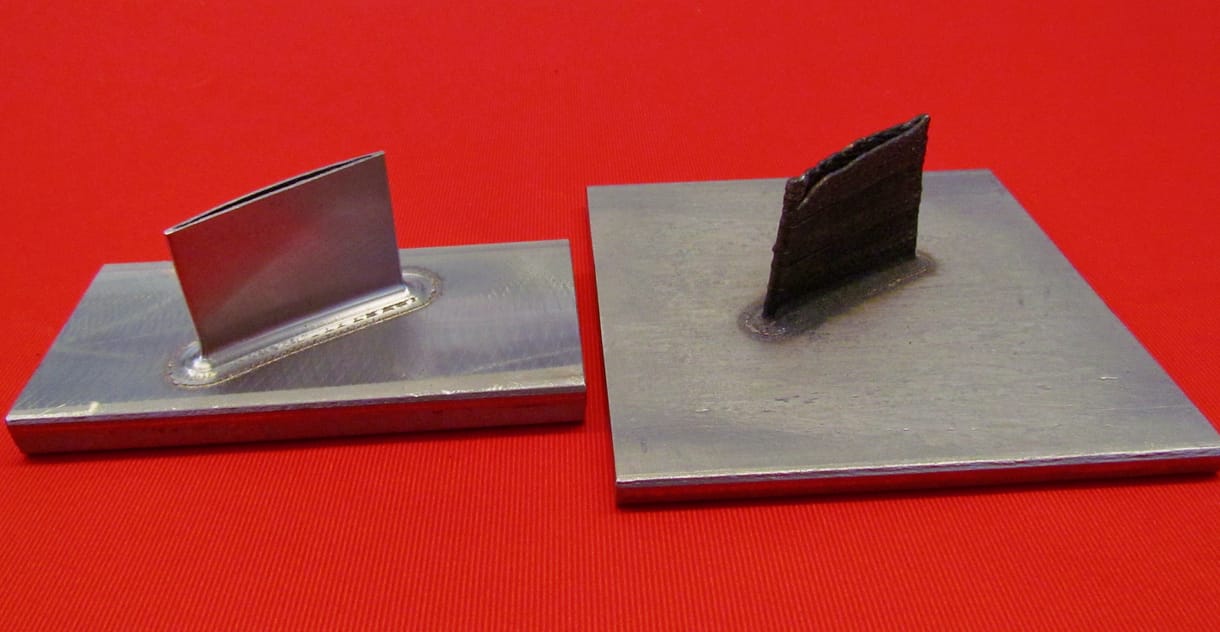  Sample metal 3D prints from the Mazak VC-500AM 