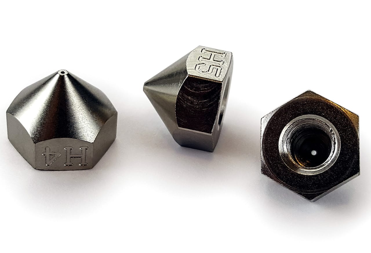  Replacement high performance 3D printer nozzles from P-3D 