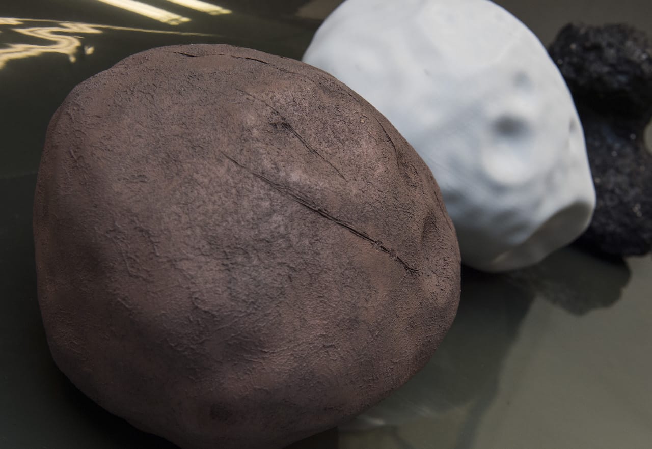  3D printed asteroid models, used in a way you might not expect 