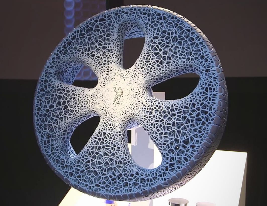  Michelin's new 3D printed tire concept 
