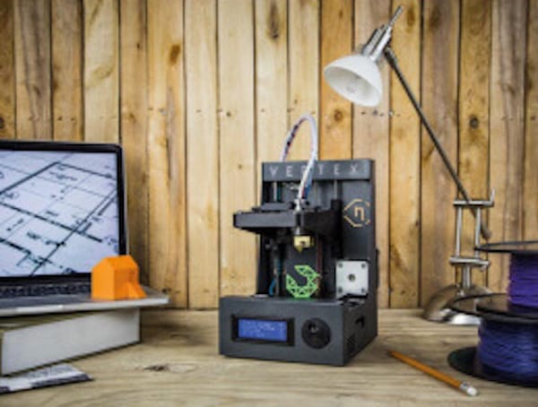  The Vertex Nano desktop 3D printer kit from Velleman 