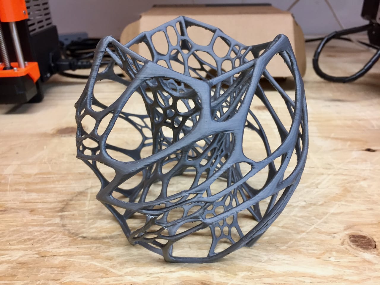  A complex 3D print made on our Original Pruse i3 desktop 3D printer 