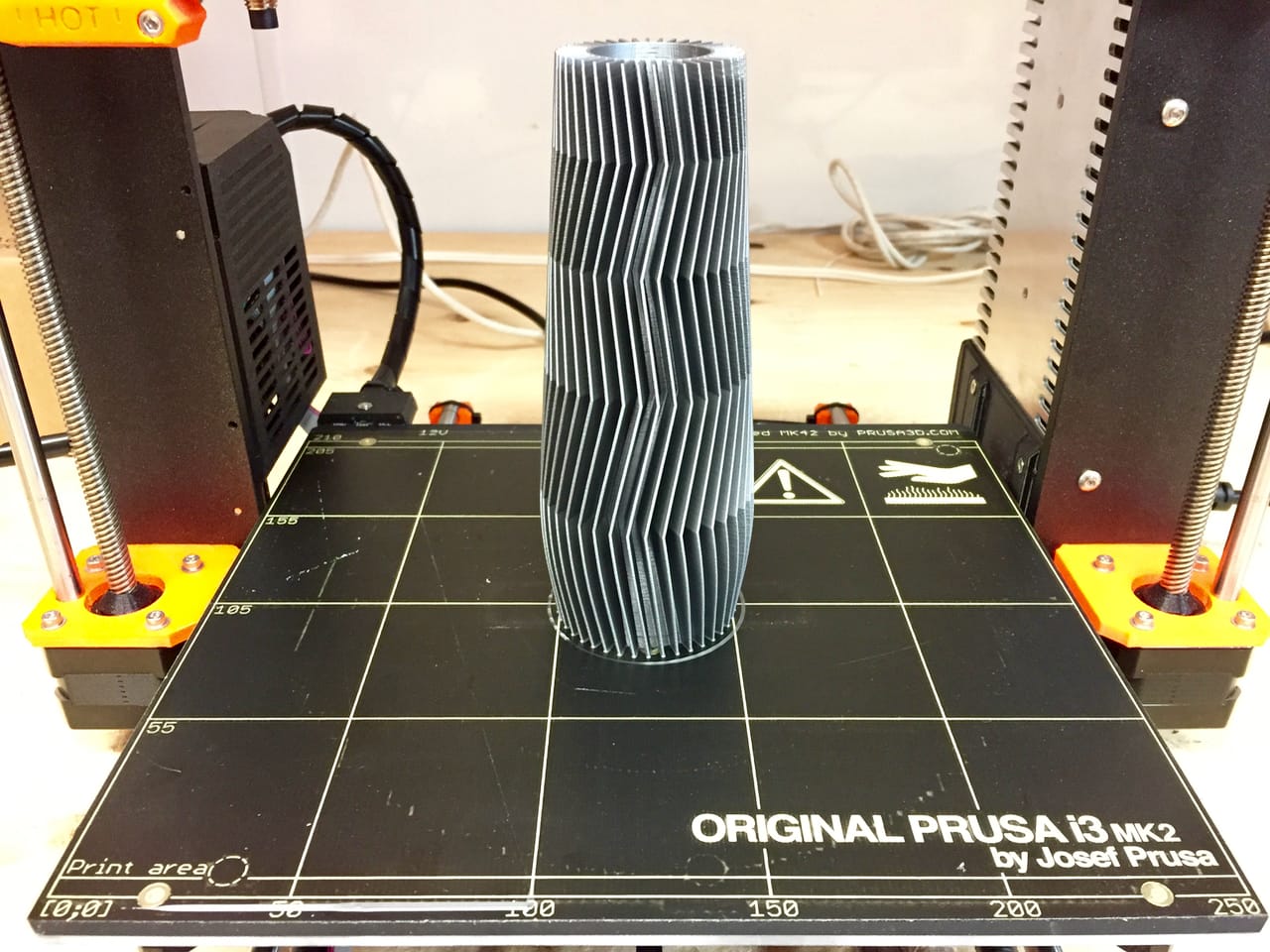  Another fine pre-sliced 3D model printed on the Original Pruse i3 desktop 3D printer 