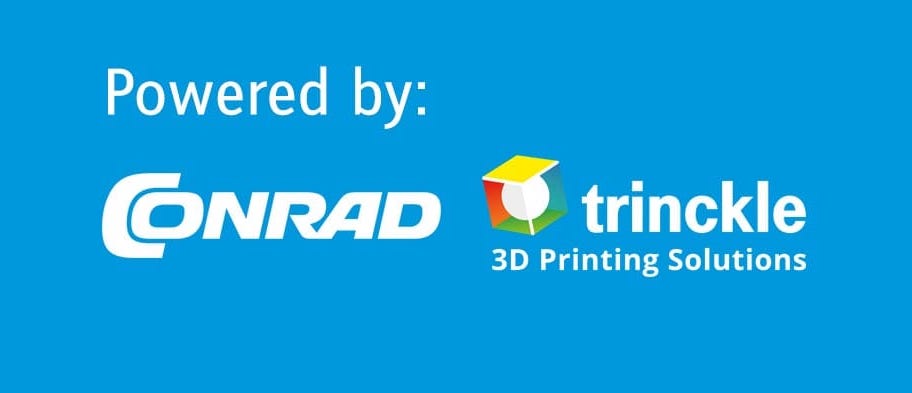  Trinckle's 3D print service is now available on Conrad's site 