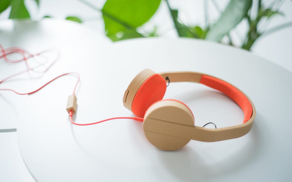  An example of locally made headphones from 3D Hubs' distributed manufacturing experiment 