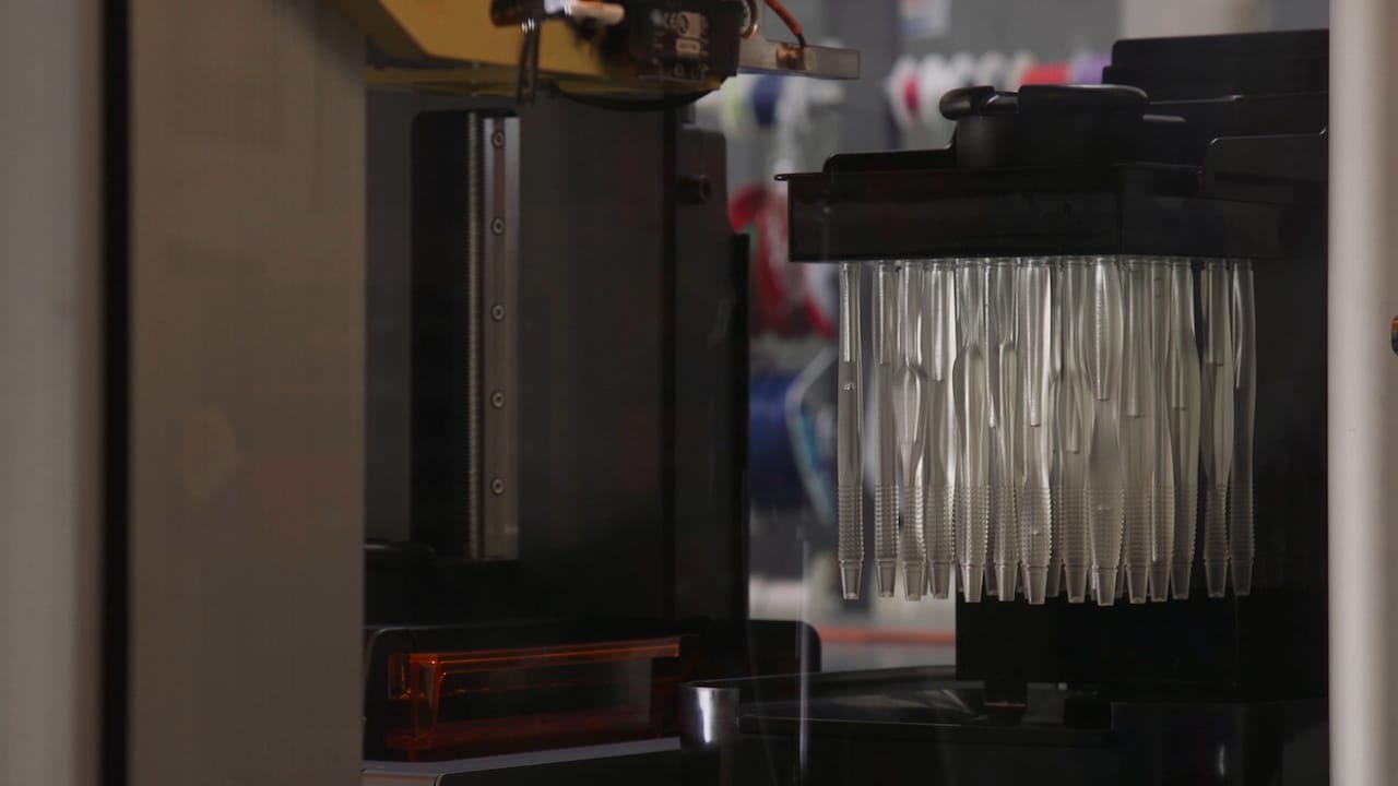  The automated wash station on the new Formlabs Form Cell 3D print automation system 