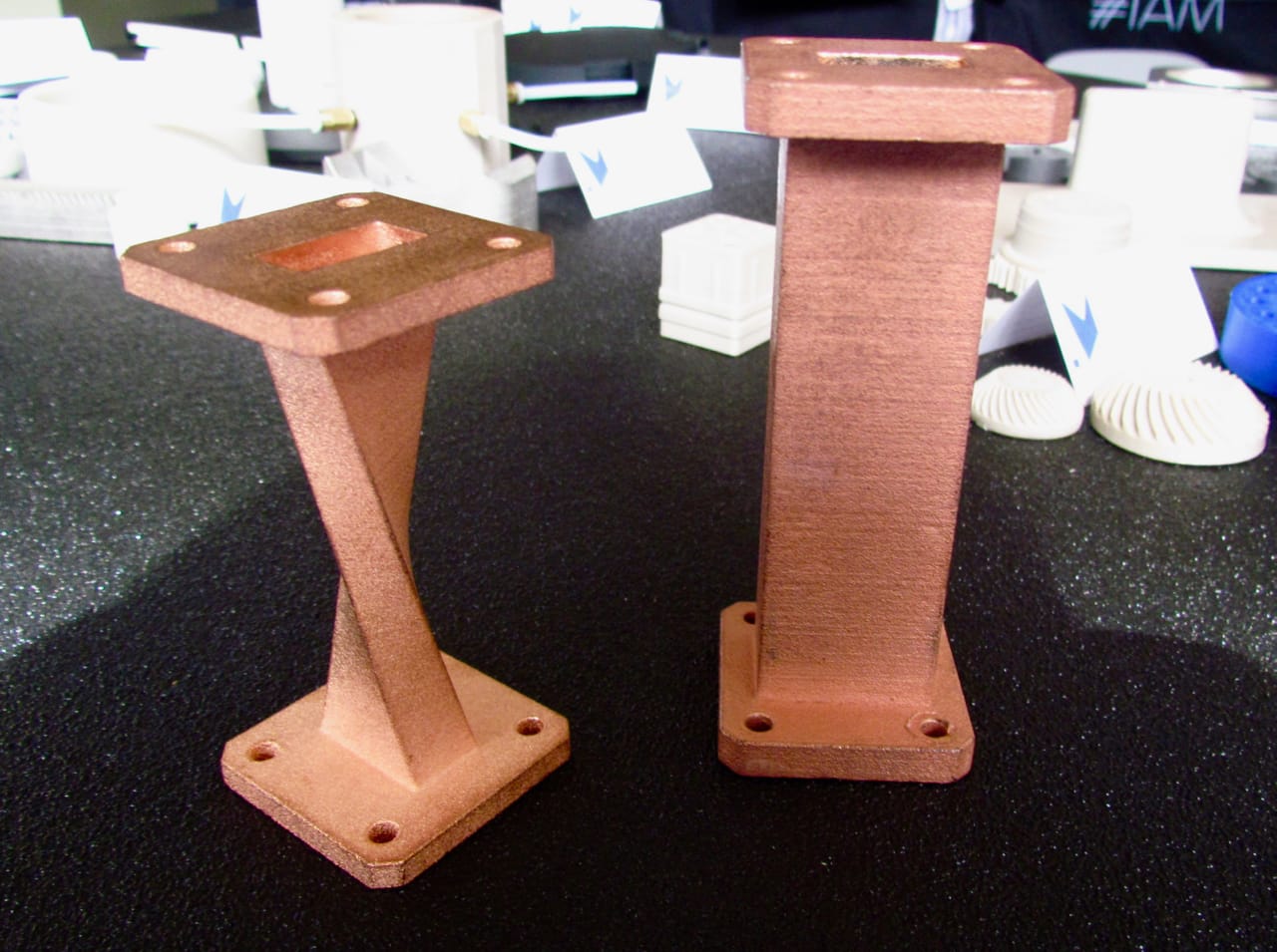  Copper-plated 3D printed plastic parts by Roboze 