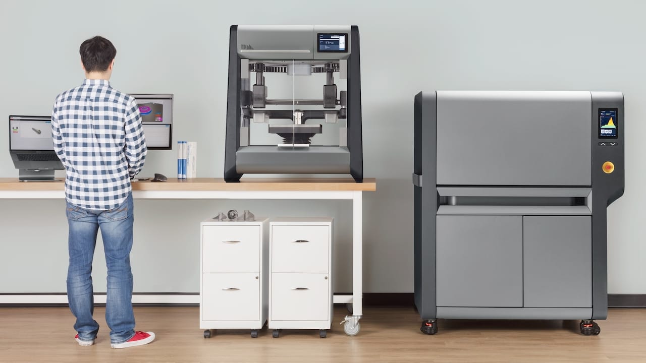  The Desktop Metal Studio 3D metal printer, suitable for office use 