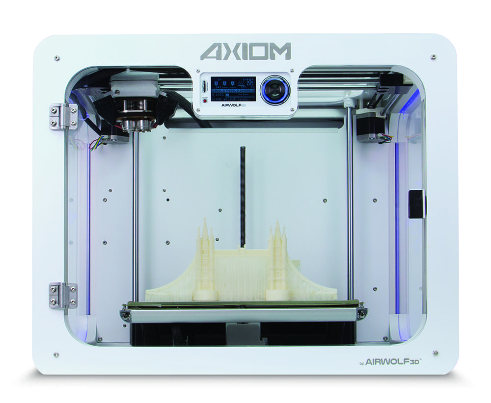  Airwolf's AXIOM, one of many choices for professional desktop 3D printing 
