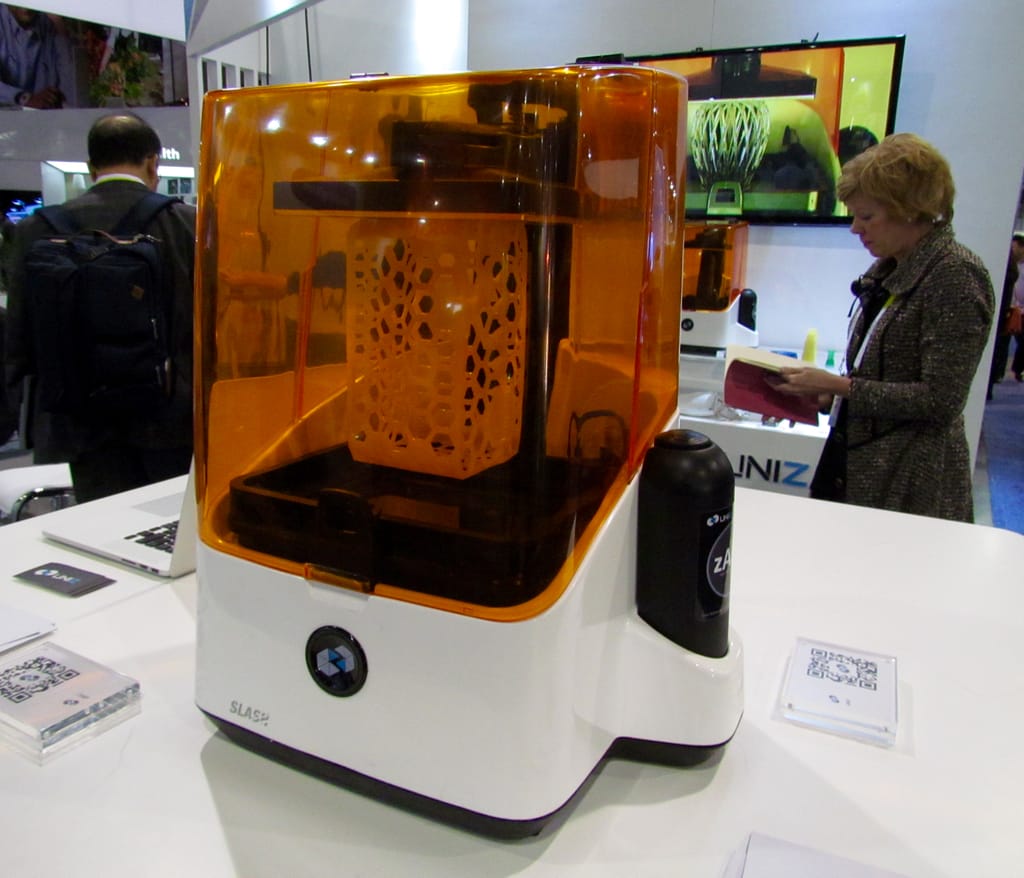  The UNIZ SLASH desktop 3D printer 