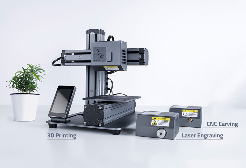  The Snapmaker multi-function desktop 3D printer 