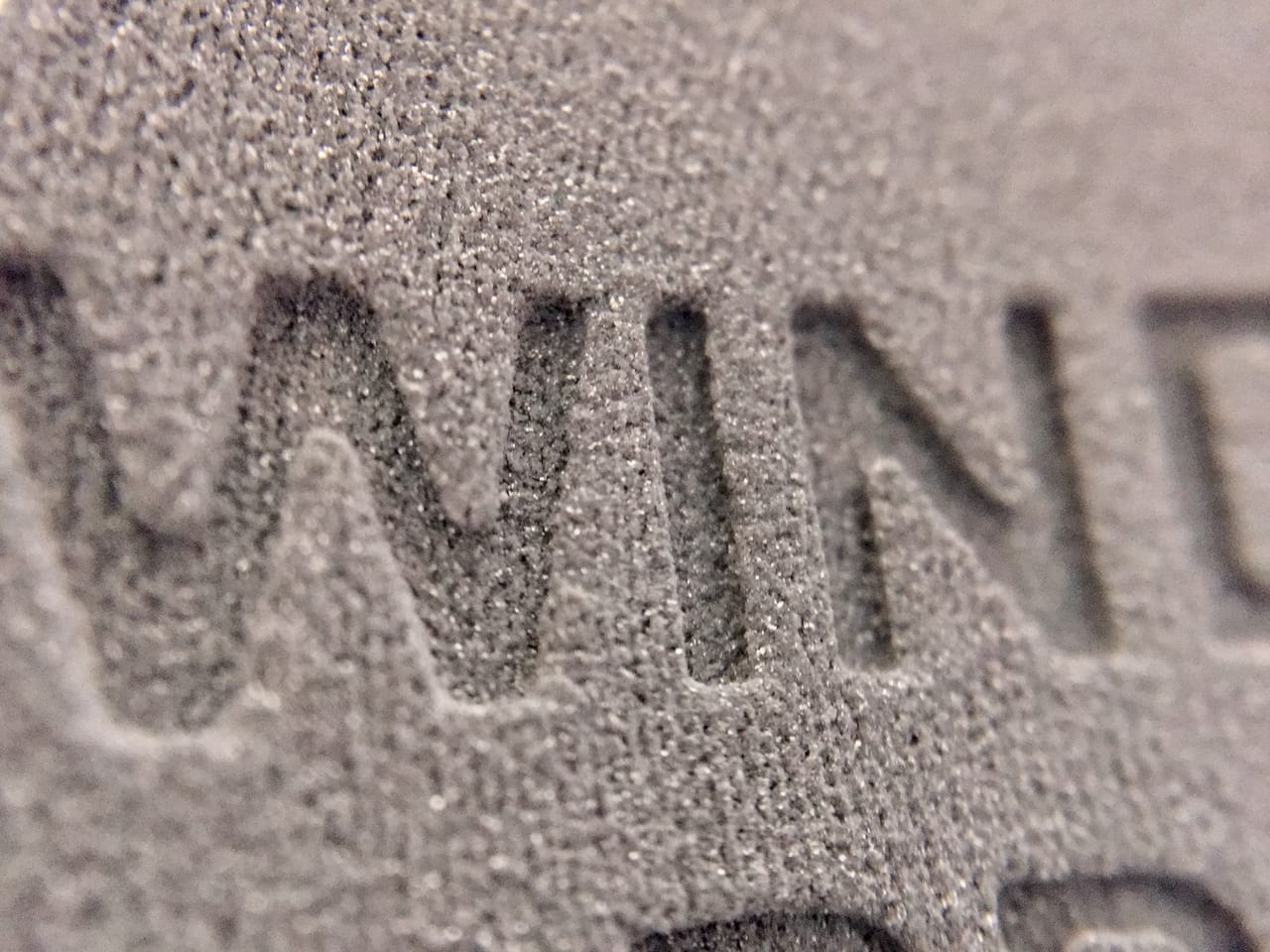  Closeup detail of a 3D print made with Windform GF 2.0 