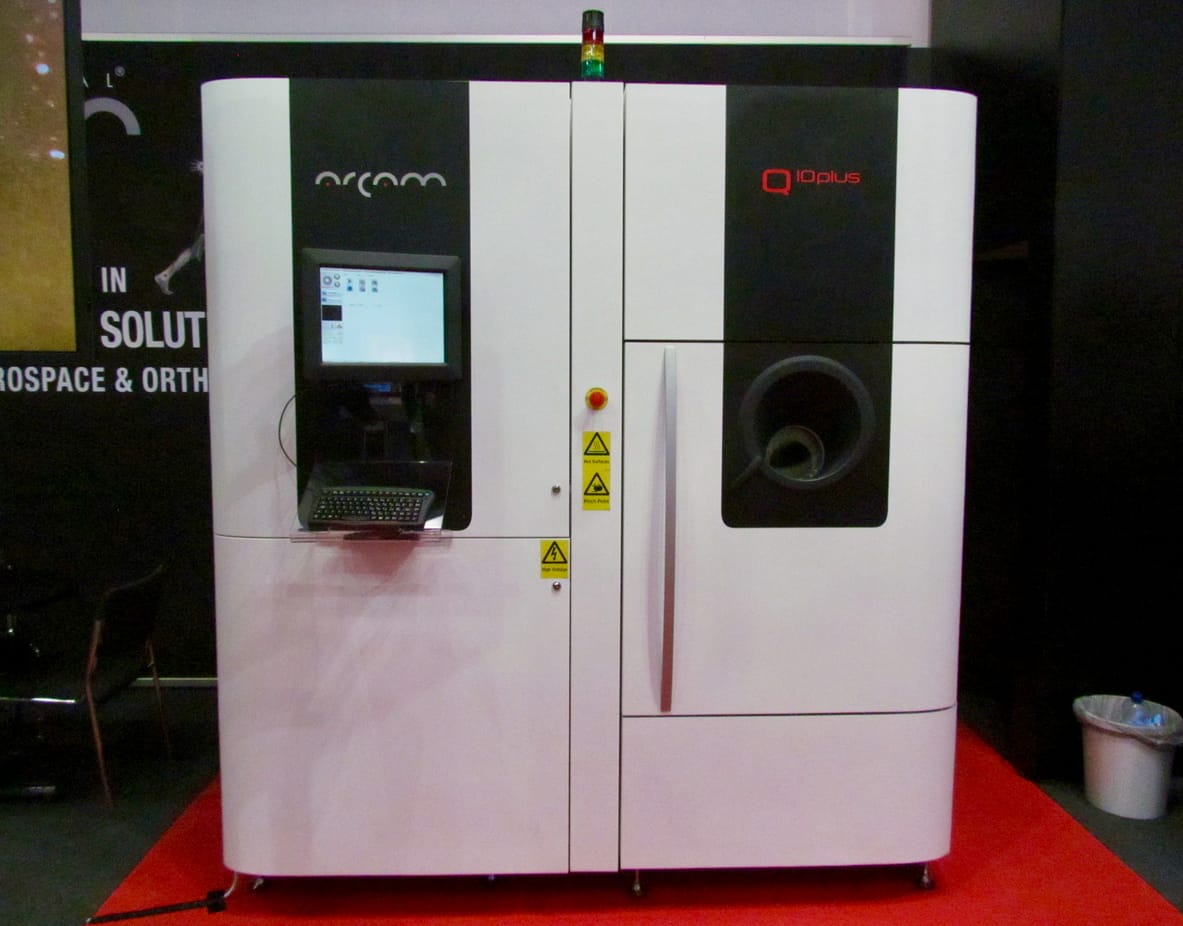  One of Arcam's powerful 3D metal printers 