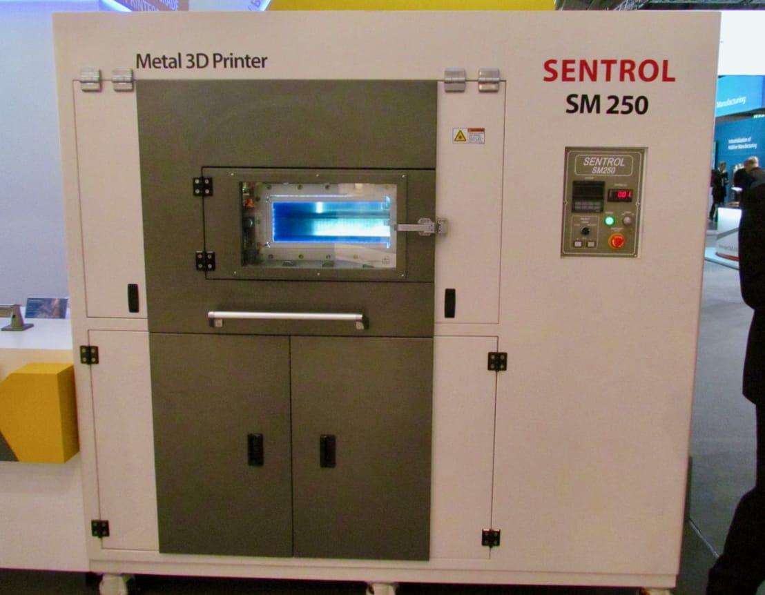  The Sentrol SM 250 3D metal printer 
